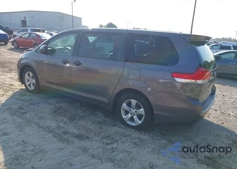 2013 Toyota Sienna L V6 7 Passenger from USA, damaged, VIN 5TDZK3DC3DS313019